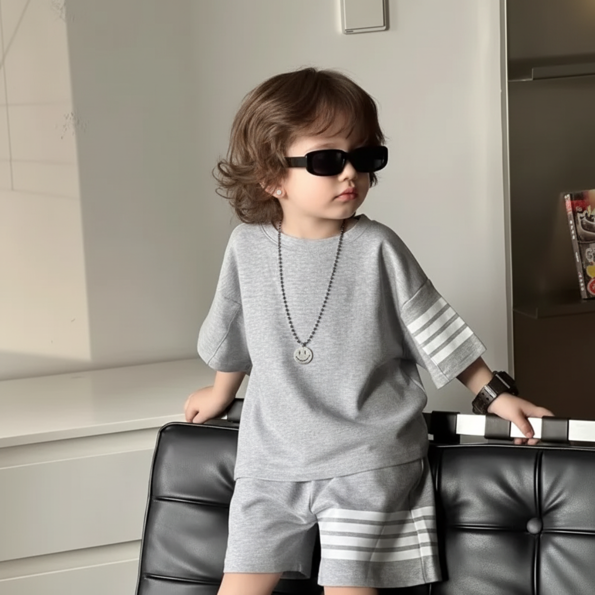 MiniSport – Sport & fritid – 2-delt sæt med shorts og T-shirt