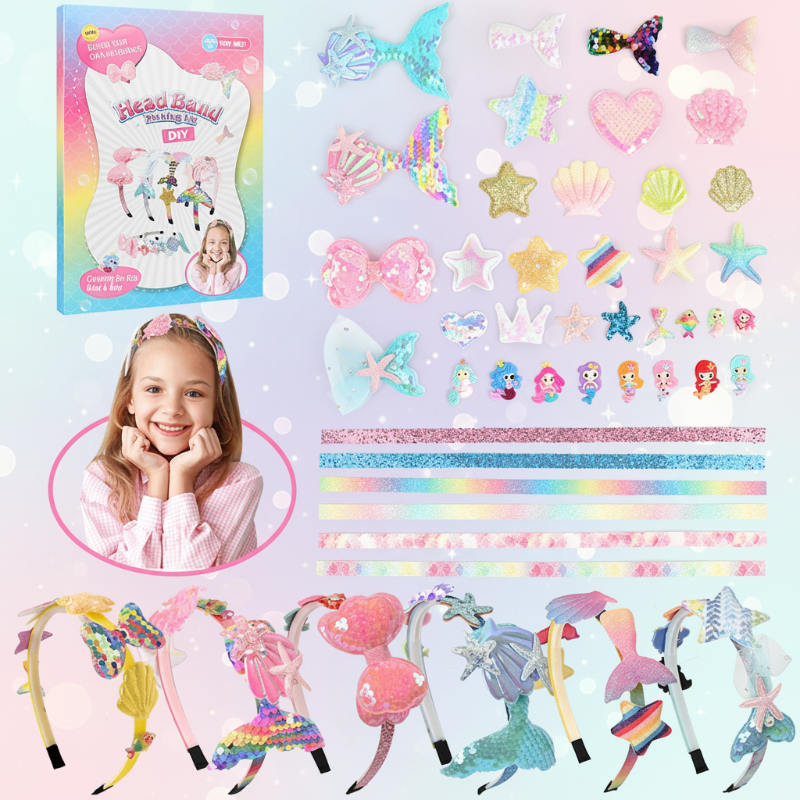 DIY Headband Making Kit – Kreativt & legesygt – Hårbåndssæt