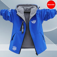 Thumbnail for Reversible Kids Jacket – Vandtæt og vindtæt – Letvægtsjakke