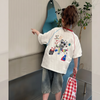 LittleVibe – Leg og kreativitet – Oversized T-shirt med farverig illustration