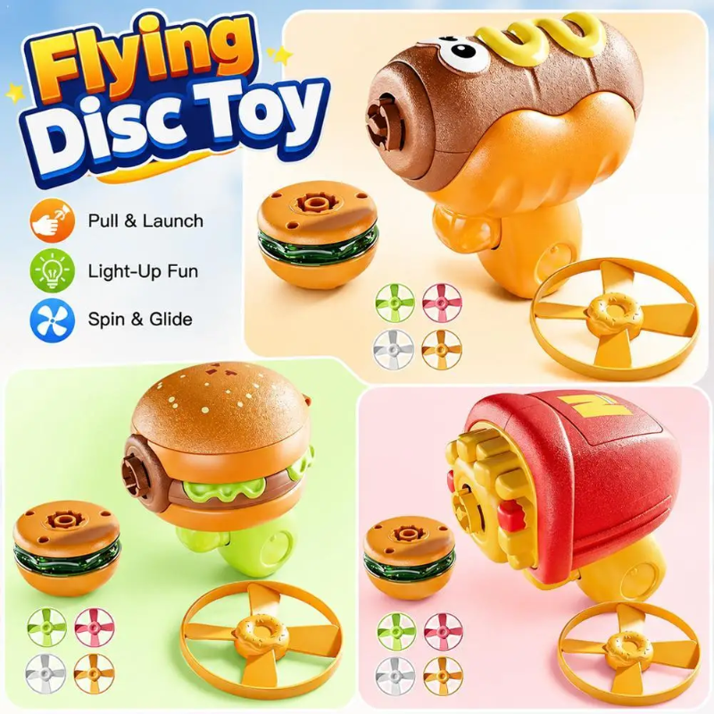 Flying Disk Toy – Kreativt & Bevægeligt – Gyro Gun
