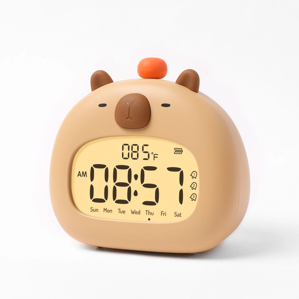 CappyClock – Sød & multifunktionel – digital vækkeur til børn med natlampe