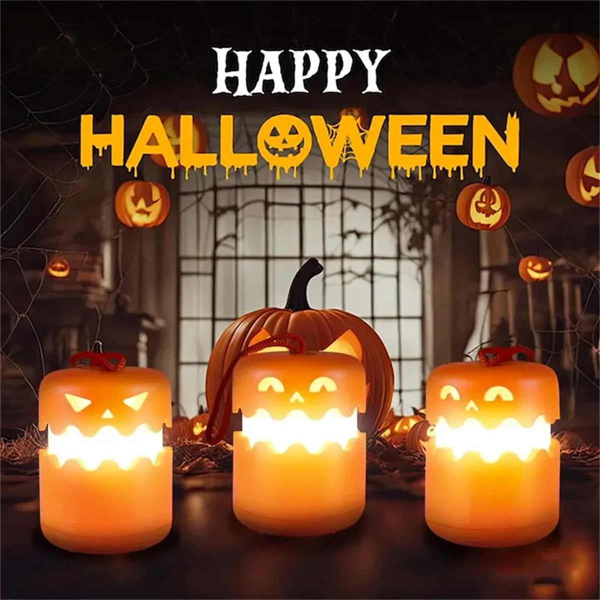 SpookyLight – Festligt & unikt – Halloween-græskarlampe