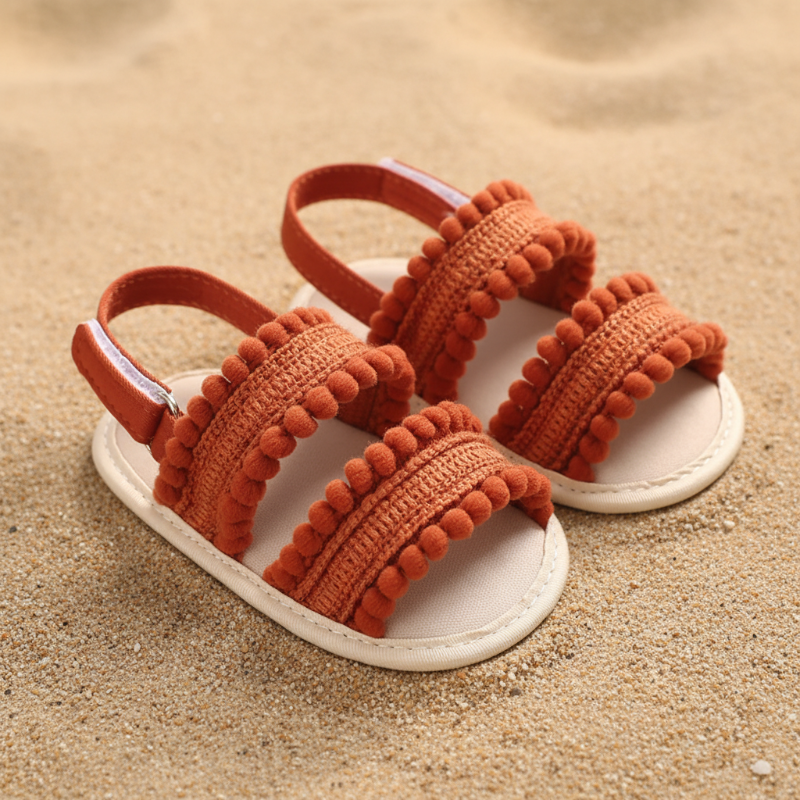 Baby Girls Sandals – Blødt & behageligt – Sommersandaler