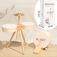 Thumbnail for Kids Wooden Drum Toy – Musik & Kreativitet – Trommesæt