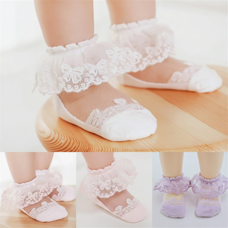 BabyBliss – Behagelige og lette – babysokker med kant