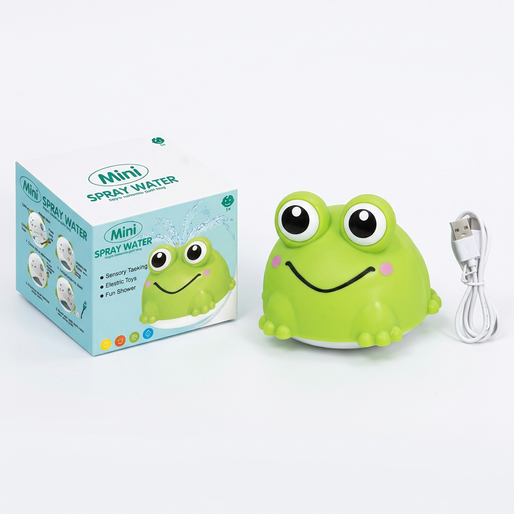 FrogSplash – Munter & interaktiv – Automatisk vandfontæne