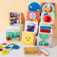 Thumbnail for TinySkills – Kreativt & lærerigt – Montessori magnetisk aktivitetsbræt