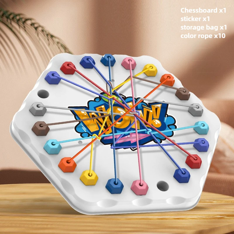 Color Rope Logic Game – Tænkning & Interaktivt – Brætspil