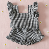 Thumbnail for Girls Ruffle Tee – Luftigt & sødt – børnetøjssæt