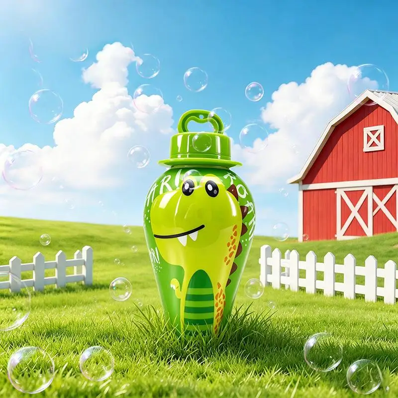 BubblePals – Munter & legende – Mini-boblemaskine med dyremotiv, der forhindrer spild