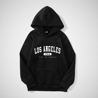 Thumbnail for MiniUrban – Hyggeligt & stilfuldt – Hættetrøje med Los Angeles/New York-print
