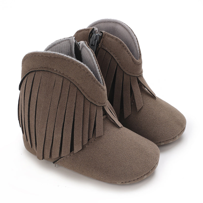 Mini Fashion™ - Sejt Look - Cowboystøvler til piger