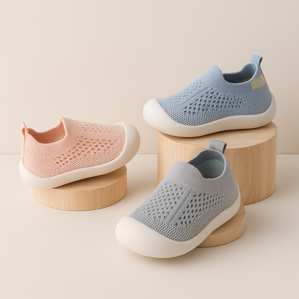 HappyFeet Comfy™ - Robust skridsikker sål - Børne kondisko