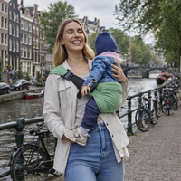 Thumbnail for Baby Sling Carrier™ - Ekstra bred bæresele - Ergonomisk hoftebærer