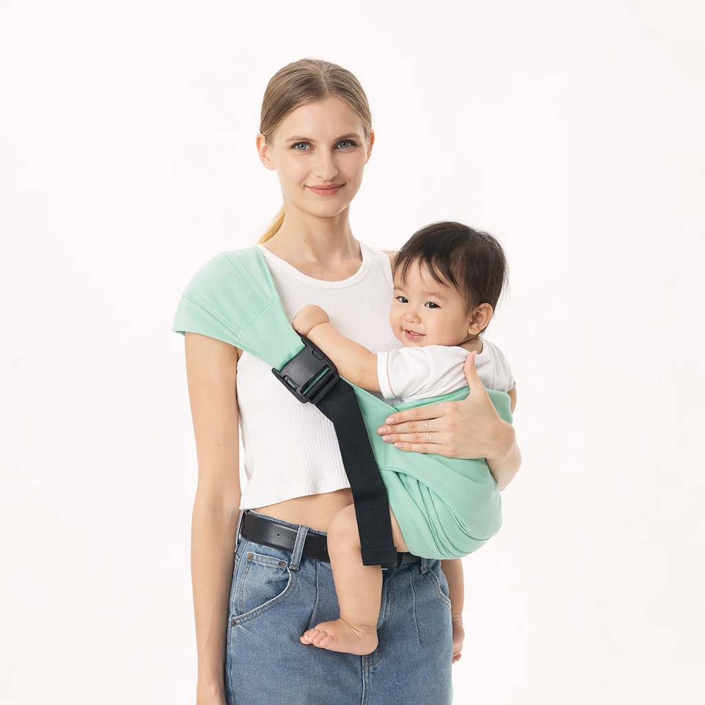 Baby Sling Carrier™ - Ekstra bred bæresele - Ergonomisk hoftebærer