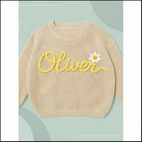Thumbnail for TinyStitch – Personlig strikket navnetrøje til børn