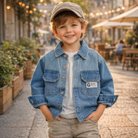 Thumbnail for DenimStar – Stilfuld og bæredygtig – Jeansjakke til drenge