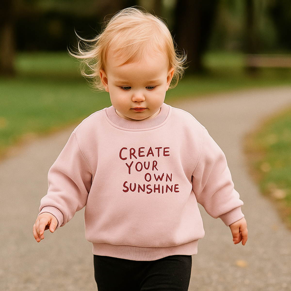 Mini Fashion™ - "Skab dit eget solskin" - Sweater