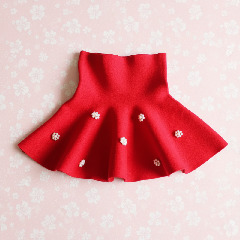 Girls Knitted Skirt – Komfort & stil – Børneskørt
