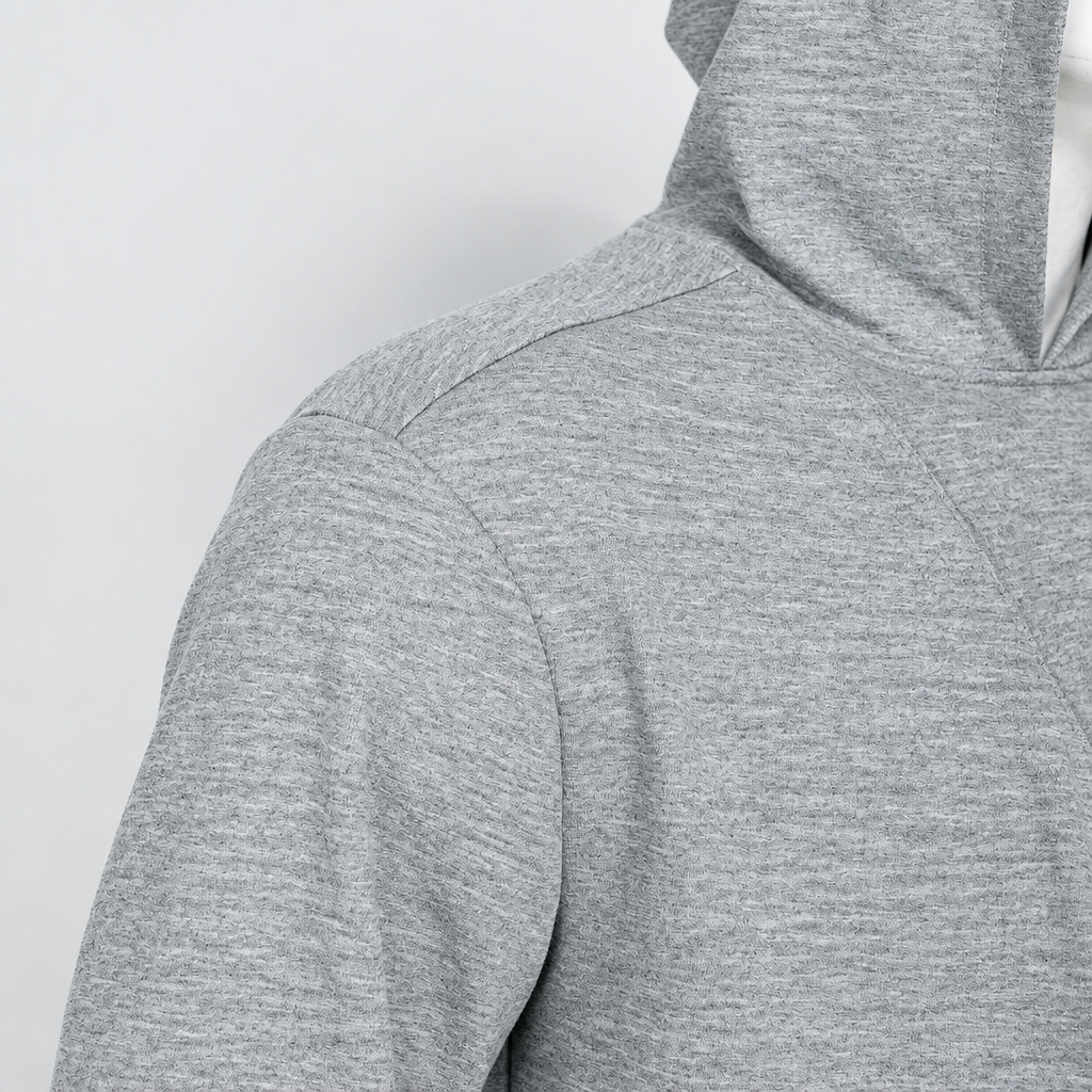 CuddleDad – Komfortabel og praktisk – Herre-hoodie med lomme til babyen
