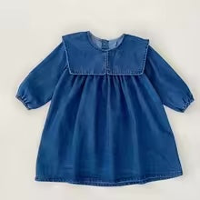 Mini Fashion™ - Kjole - Beige mønsterKomfortabel og stilfuld - Forår Romper Kjoler Børn