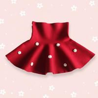 Thumbnail for Girls Knitted Skirt – Komfort & stil – Børneskørt