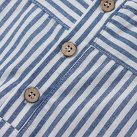 Thumbnail for LittleClassic – Elegant og behagelig – Linnedskjorte til drenge med knapdetaljer