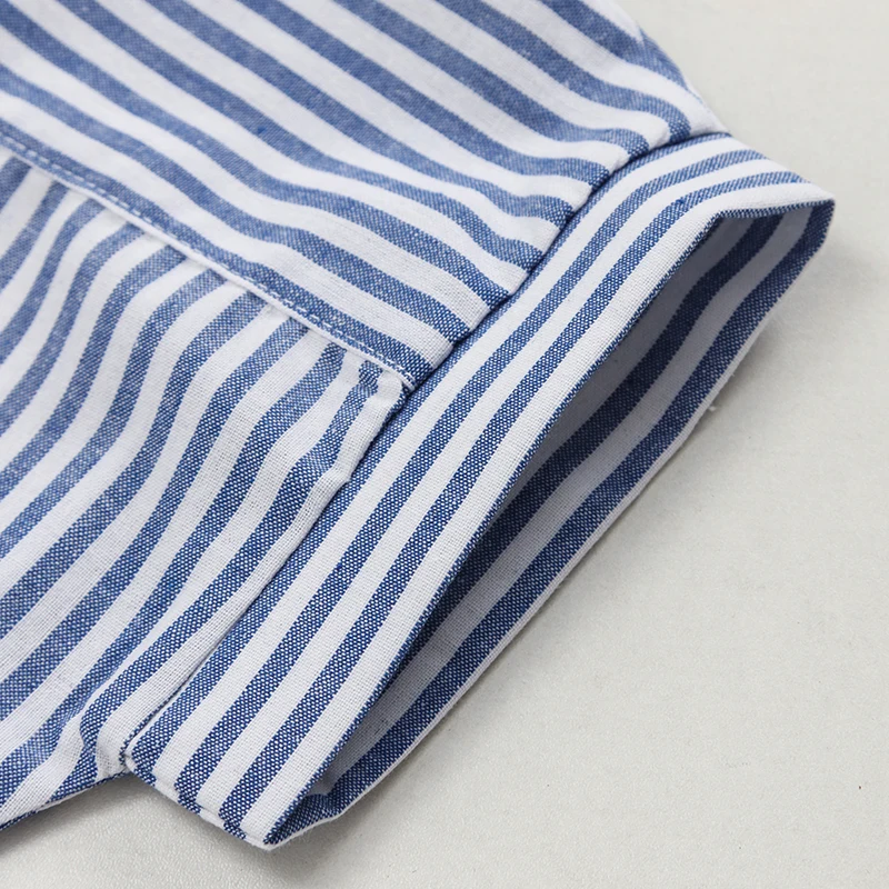 LittleClassic – Elegant og behagelig – Linnedskjorte til drenge med knapdetaljer