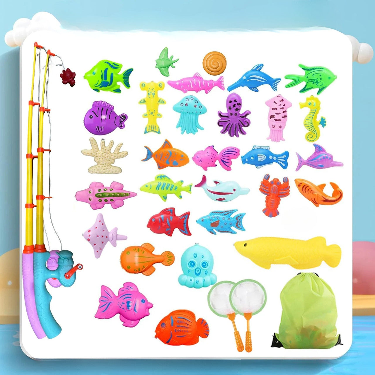 Fishing Game – Læring og opdagelse – Magnetisk Visspel