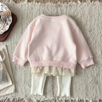 Thumbnail for LittleAngel – Blødt & stilfuldt – Babysæt med sweater og bukser med elastik