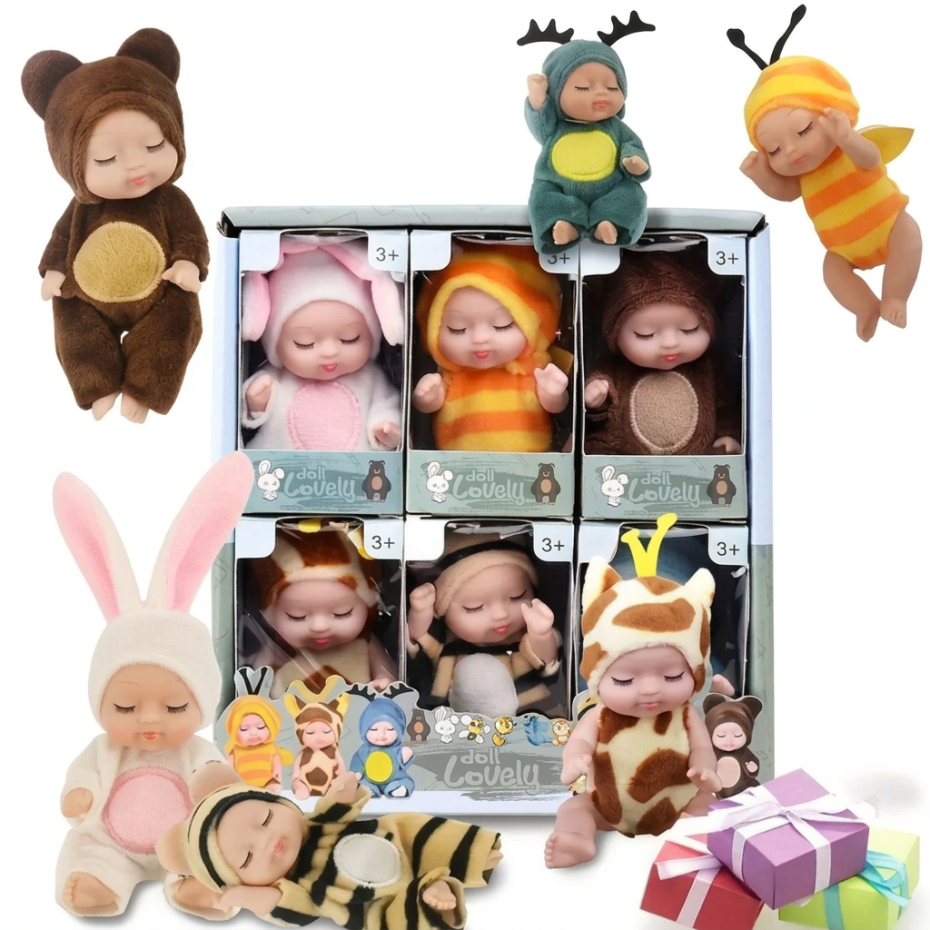 LittleDolly – Sødt og hyggeligt – Babydukke i et muntert dyrekostume