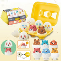 Thumbnail for Montessori 3D Eggs Puzzle – En sjov påskeaktivitet – Æg-sorteringsspil