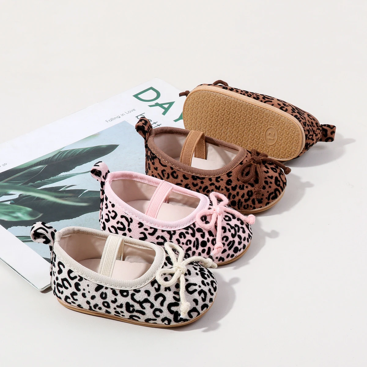 TinyStyle – Sødt & elegant – babypigesko med leopardmønster