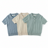 Thumbnail for MiniLuxe – Elegant og behagelig – poloshirt i strikket stof