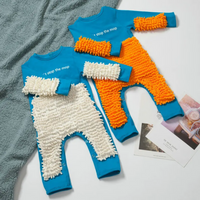 Thumbnail for TinyCleaner – Blødt og praktisk – baby-jumpsuit til at kravle og lege i