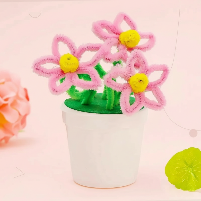 CraftBloom – Farverigt & kreativt – DIY blomsterpotte-håndværkssæt