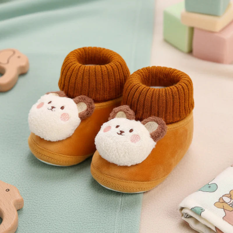 CuddleSteps – Varme og skridsikre – Dyre-babysko