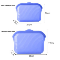 Thumbnail for MealSaver – Praktisk og genanvendelig – Opbevaringspose af silikone til mad