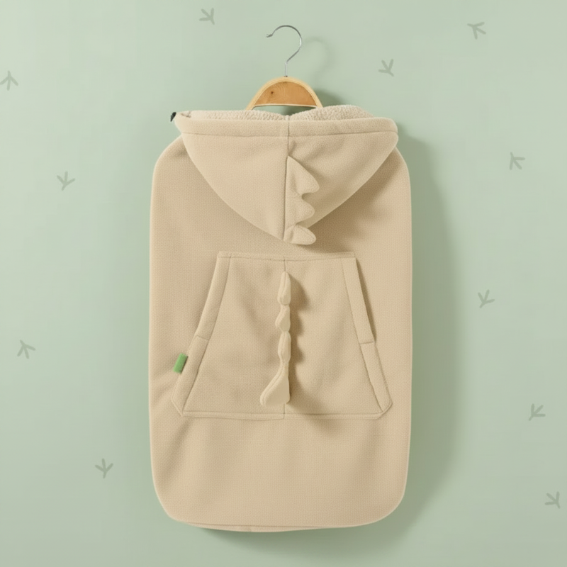 Dinosaur Baby Carrier Cover – Varmt & behageligt – Dino Baby-tæppe