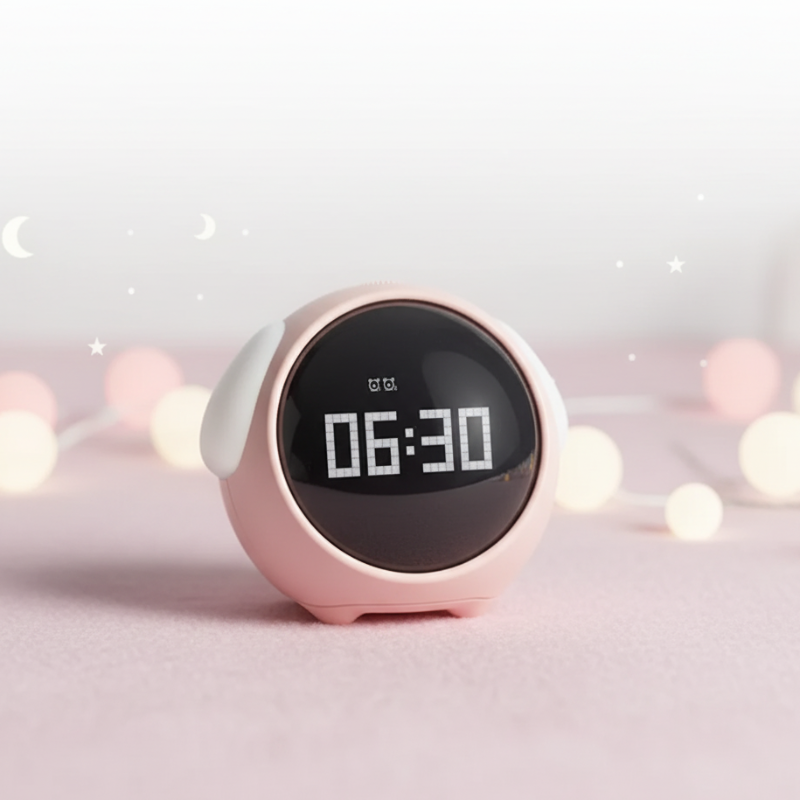 Cute Expression Alarm Clock – Sødt og praktisk – vækkeur til børn