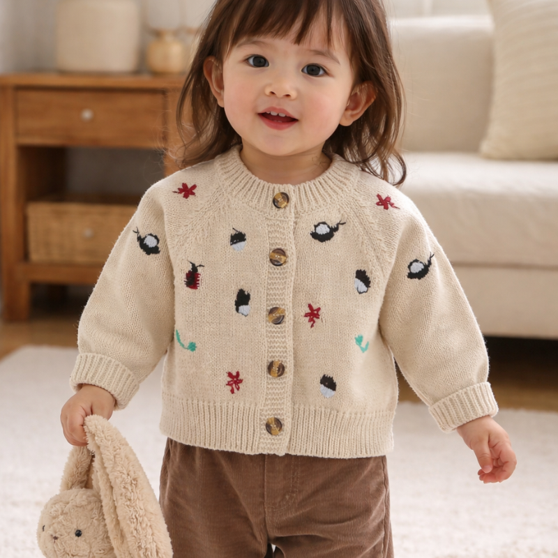 Mini Fashion™ - Varmt og Behageligt Materiale - Sweater