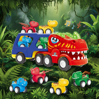 Thumbnail for DinoDrive – Kreativt & eventyrligt – 5-i-1 lastbil-legesæt