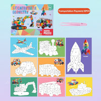 Thumbnail for 3D Sticker Puzzle – Kreativt og lærerigt – Geometrisk 3D-puslespil