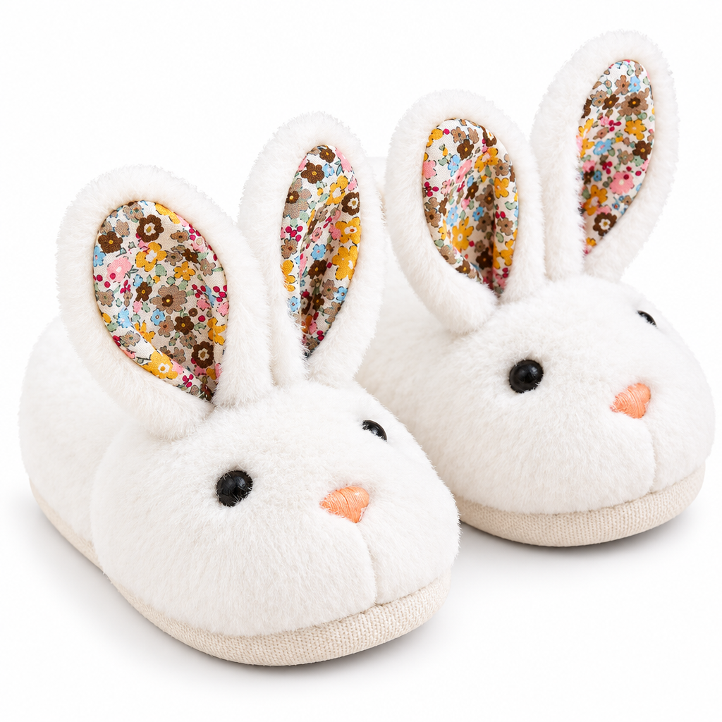 BunnyToes – Bløde & varme – Plyskaninslippers