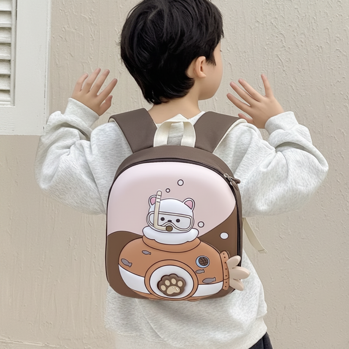 KiddoPack – Sød & praktisk – børnerygsæk med lysende ben