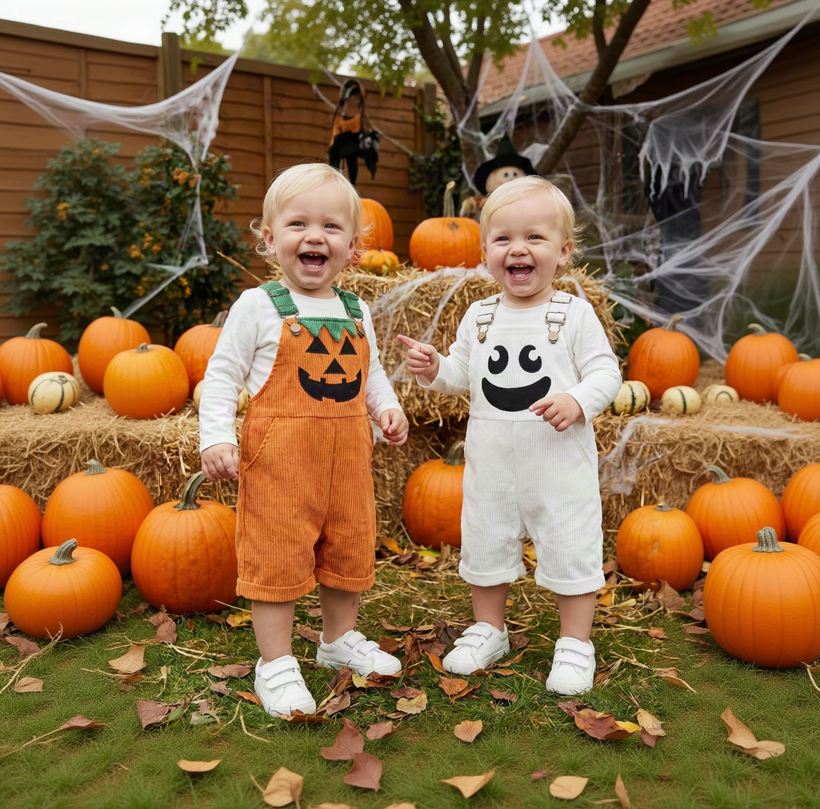 SpookyBaby – Legesygt & festligt – Halloween-havesbukser