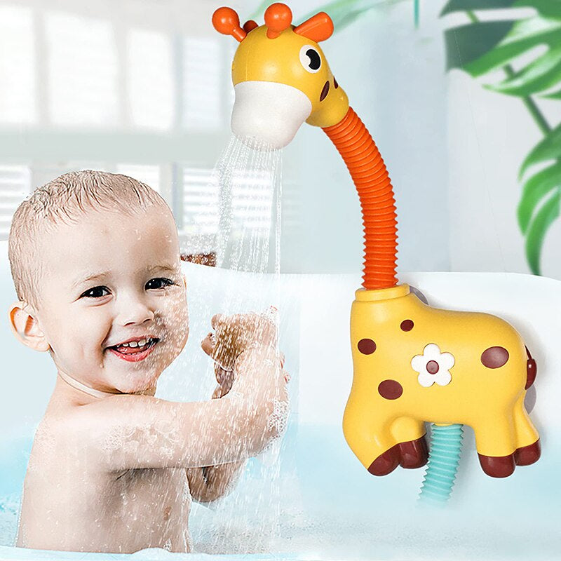 Bath Giraffe™ - Giraffens plaskende eventyr - Brusehoved til badekar