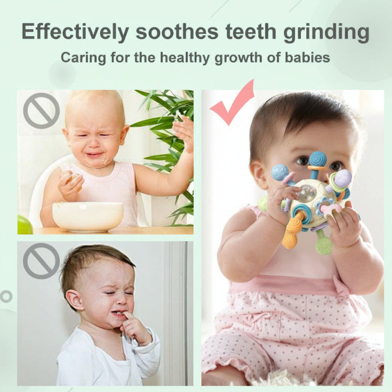 CalmChew – Blød og sikker – 3-i-1 silikone-bidring