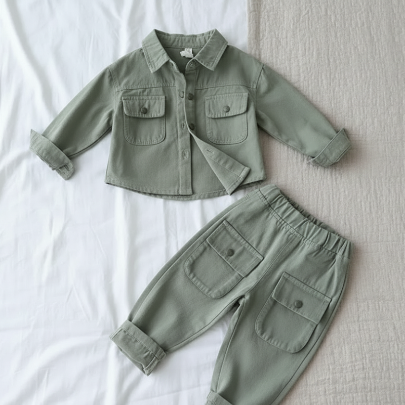 Boys Fashion – Trendy & komfort – Cargo-sæt til drenge